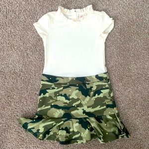 Camo print dress